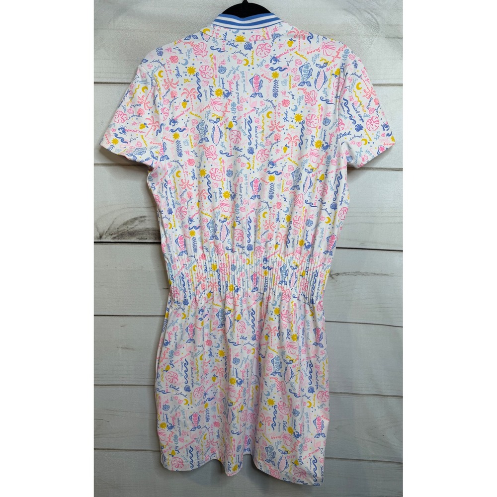 Lilly Pulitzer Luxletic Pink Multi Mini Dress- L - Picture 8 of 8